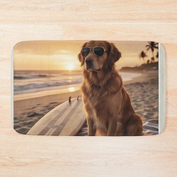 Item preview, Surfer Retriever designed and sold by AW_AcceptTheWorld.