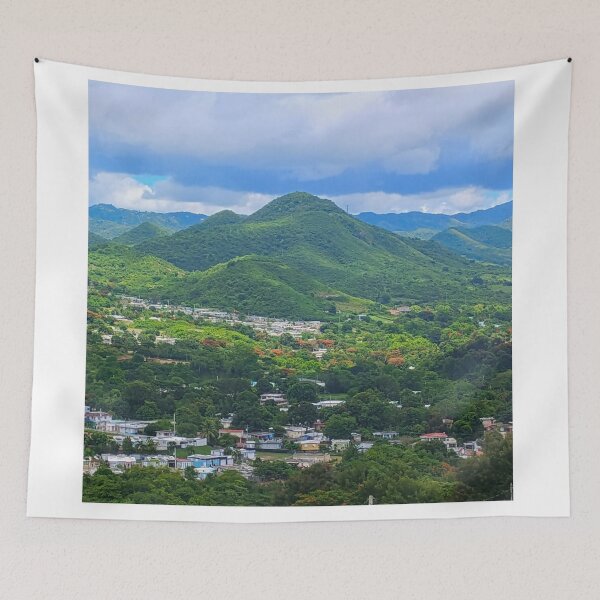 Item preview, Mountain View Coamo Puerto Rico designed and sold by The Bori Effect.