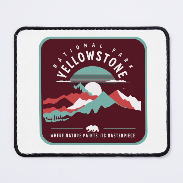 Item preview, Yellowstone National State Park Classic T-shirt Sticker designed and sold by ThinkNature!.