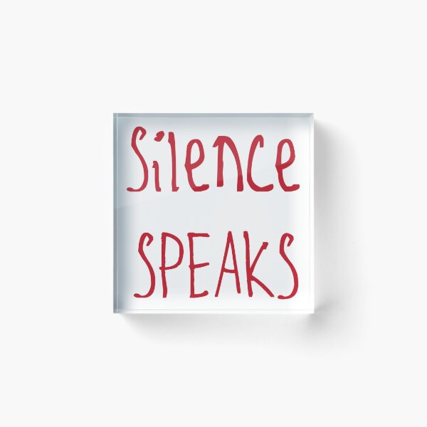 Item preview, Silence Speaks designed and sold by kinpirks.