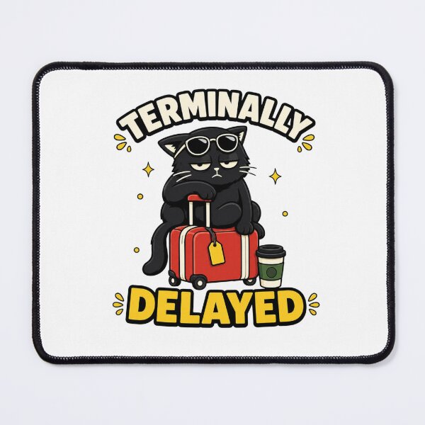 Item preview, Frequent Flyer Cat Flight Delay Gift designed and sold by Gentlestate.