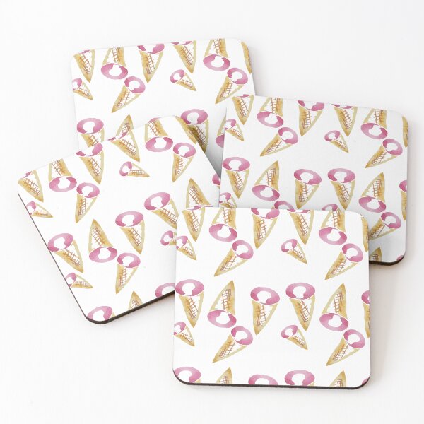 Item preview, Summer Vibes Watercolor Ice Cream designed and sold by Designs by Sara Felton.