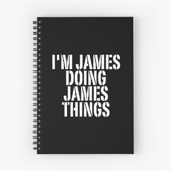 Item preview, I'M JAMES DOING JAMES THINGS Shirt Funny Christmas Gift Idea designed and sold by WeirdlyRare.