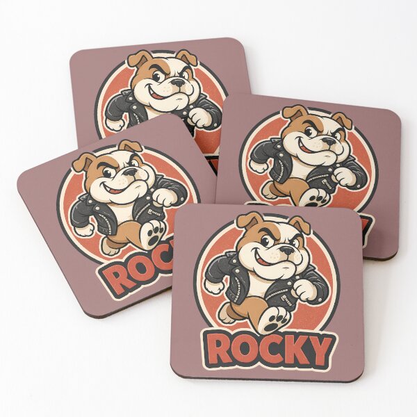 Item preview, Rocky Tough Bulldog Skater Streetwear Cartoon designed and sold by ArtdesignsA.