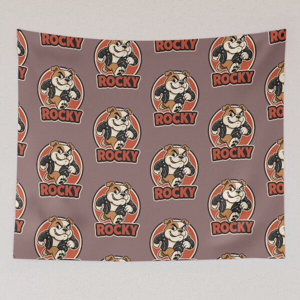 Item preview, Rocky Tough Bulldog Skater Streetwear Cartoon designed and sold by ArtdesignsA.