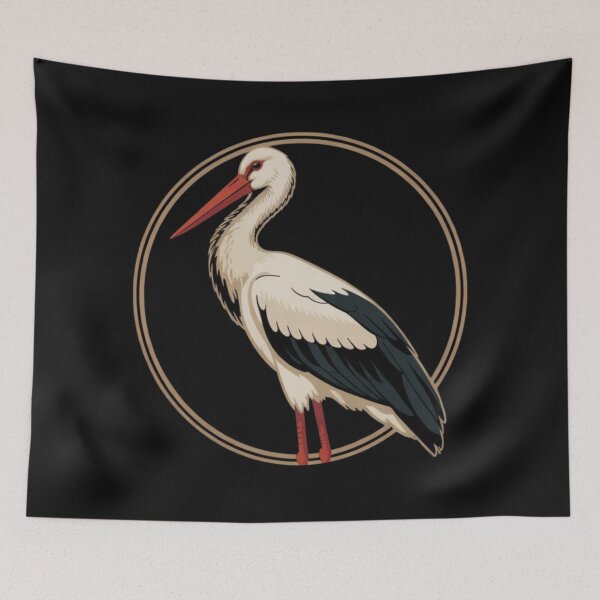 Item preview, black stork (Ciconia nigra) designed and sold by 123ks.
