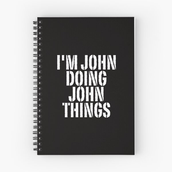 Item preview, I'M JOHN DOING JOHN THINGS Shirt Funny Christmas Gift Idea designed and sold by WeirdlyRare.