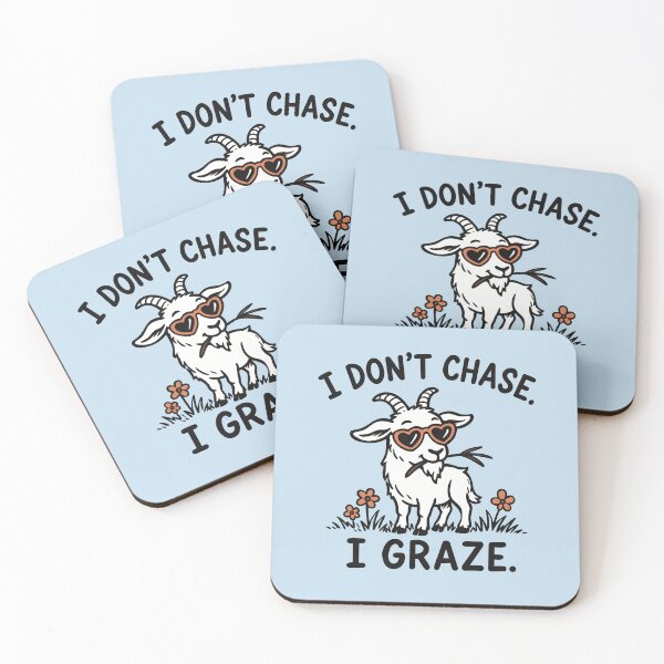 Item preview, Goat Lazy Funny Goats designed and sold by ChunkByChunk.