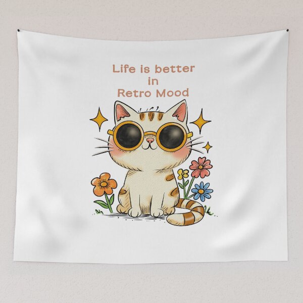 Item preview, Cute Vintage Cartoon Cat designed and sold by SimoesArtistry.