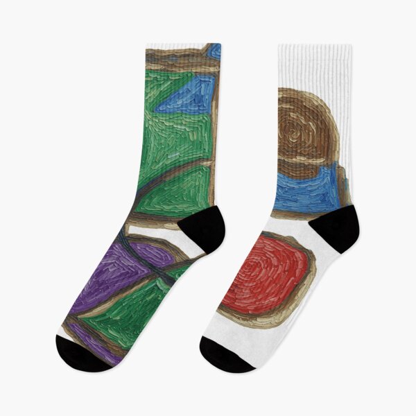 Item preview, Shapes Misbehaving Van Gogh Style colorful geometric abstract design designed and sold by SmashingDeals.