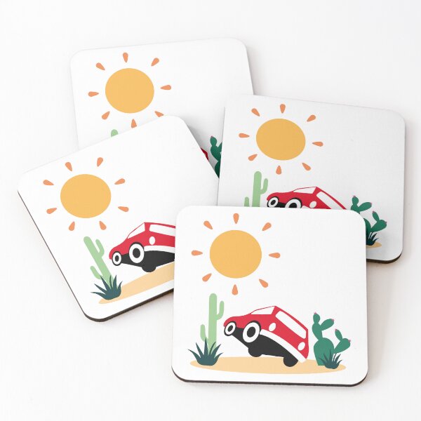 Item preview, Car in the desert in the sun designed and sold by Les Enfants des Possibles .