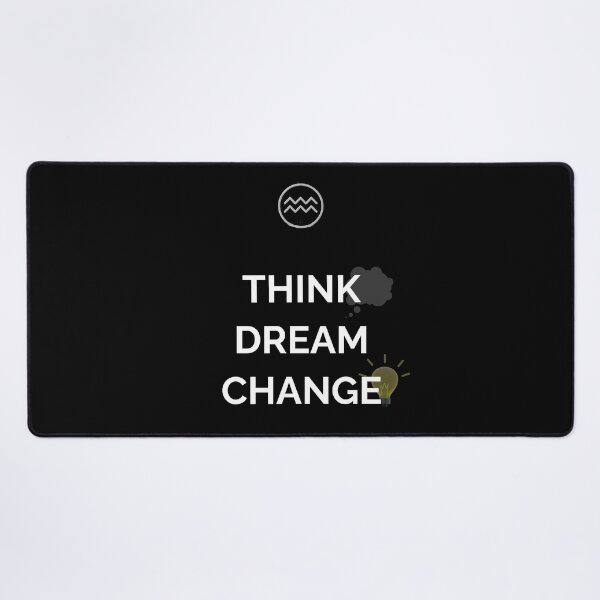 Item preview, Aquarius Zodiac Think Dream Change Black Design designed and sold by Milena018.