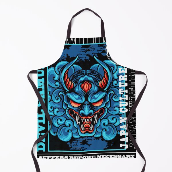 Item preview, Japanese Streetwear / Oni Mask / Samurai Aesthetic / Anime Urban Art designed and sold by Valisdesign.