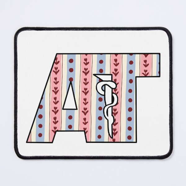 Item preview, Athletic Training Logo Blue and Pink Stripes designed and sold by rosiepiscitello.