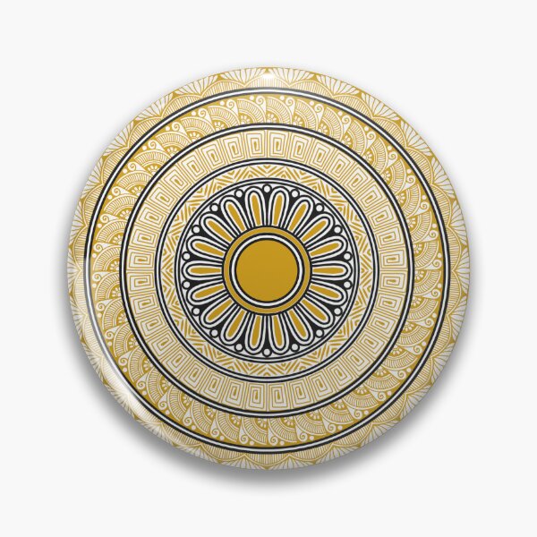Item preview,     Golden Sun Mandala Aesthetic Art designed and sold by Nehahabib.