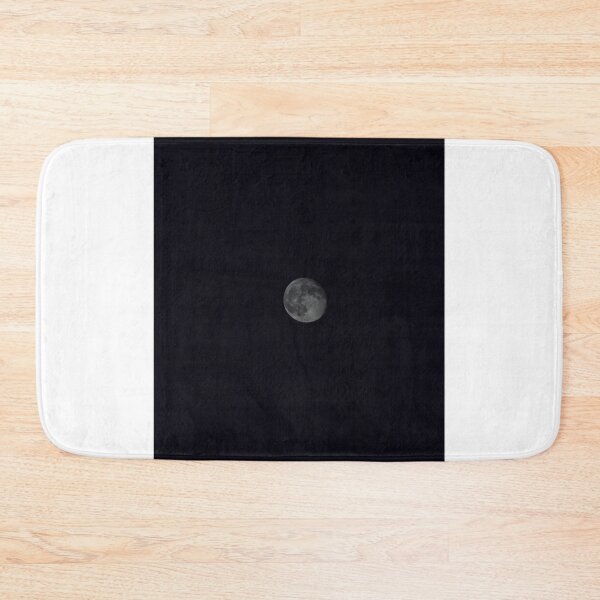 Item preview, Lonely Moon Against a Dark Night Sky With Visible Craters and Lunar Texture designed and sold by Nmallia.
