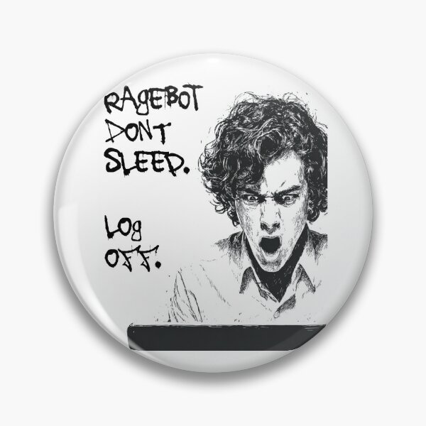Item preview, Offline and Furious | Angry Computer User Anti-Internet Rage Design designed and sold by Ignorant-Artist.
