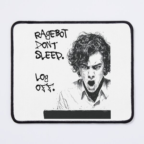 Item preview, Offline and Furious | Angry Computer User Anti-Internet Rage Design designed and sold by Ignorant-Artist.