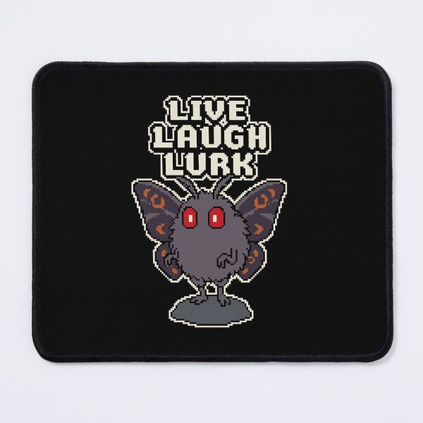 Item preview, Live Laugh Lurk - Funny Pixel Art Mothman Cryptid designed and sold by artistastshirt.