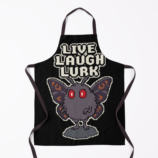 Item preview, Live Laugh Lurk - Funny Pixel Art Mothman Cryptid designed and sold by artistastshirt.