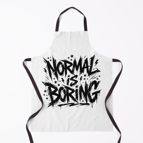 Item preview, Normal Is Boring Graffiti Typography Design designed and sold by pradeepvisuals.