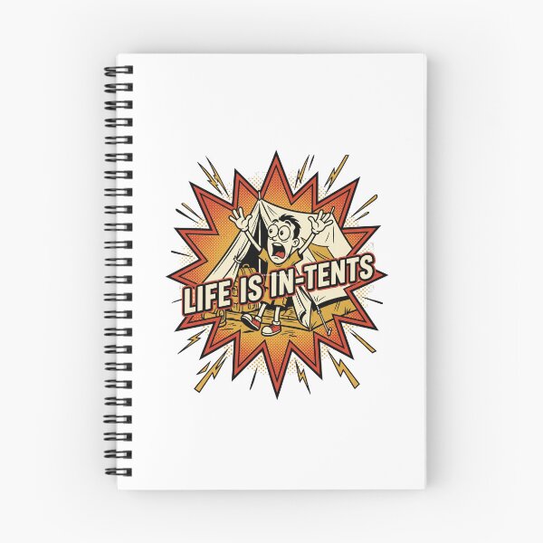 Item preview, Life Is Intents Shirt, Funny Camping Pun Tee, Camper Gift designed and sold by wecrea.
