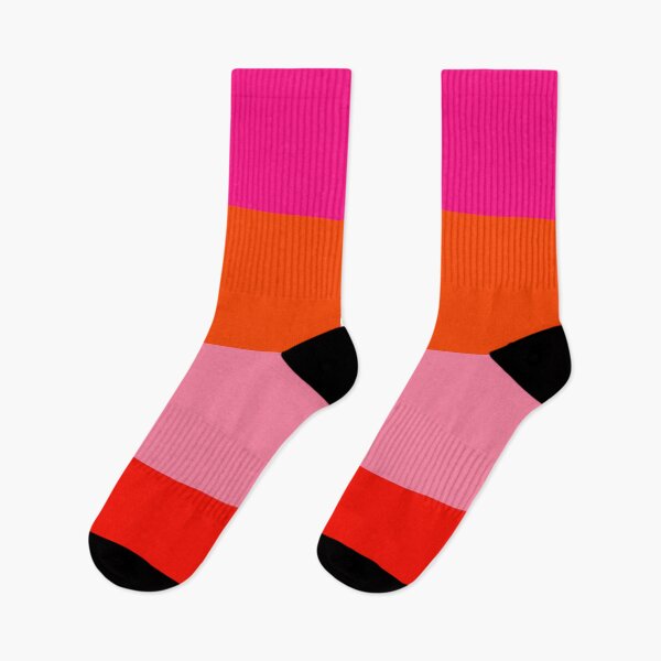 Artikelvorschau, Streifen in Pink und leuchtendem Orange entworfen und verkauft von CelesteSheffey.