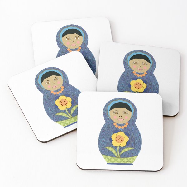 Item preview,  The Little Flower Matryoshka - Eastern European Nesting Doll designed and sold by AlinaArt&Design.