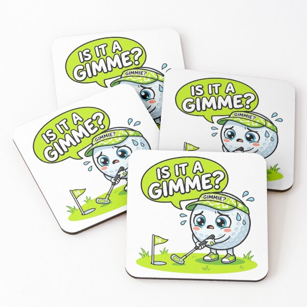 Item preview, Golf Slang Cute Gimme Golf Ball Art designed and sold by DuckOddity.