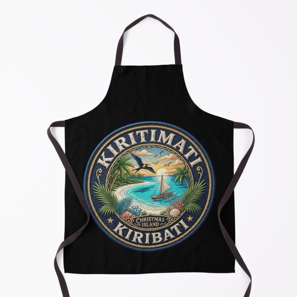 Item preview, Kiritimati, Kiribati – lagoon, outrigger canoe & coral beach designed and sold by Girih.