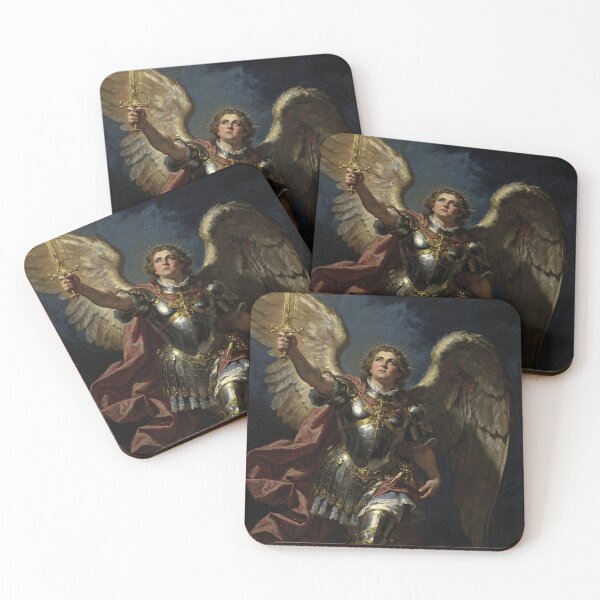 Item preview, The Archangel — Inspired Baroque Sacred Art Print designed and sold by arthubgirl.