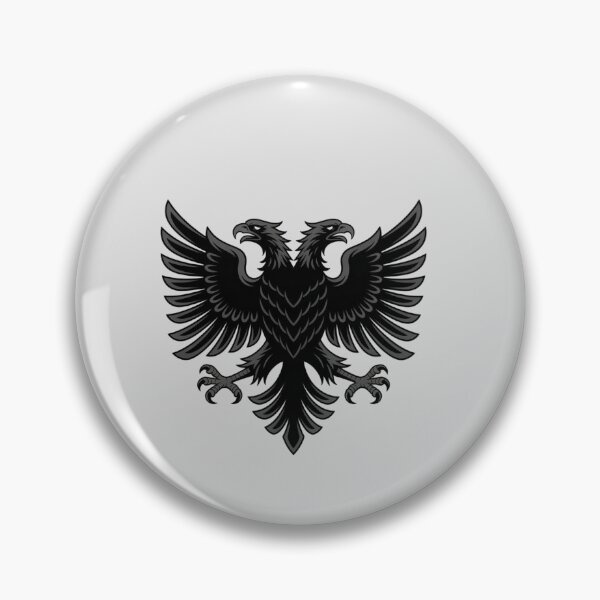 Item preview, Dark aggressive Albanian double-headed eagle designed and sold by 123ks.