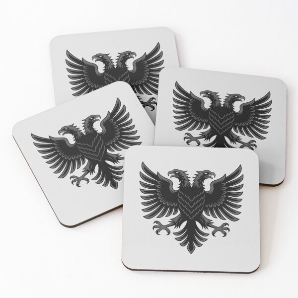 Item preview, Dark aggressive Albanian double-headed eagle designed and sold by 123ks.