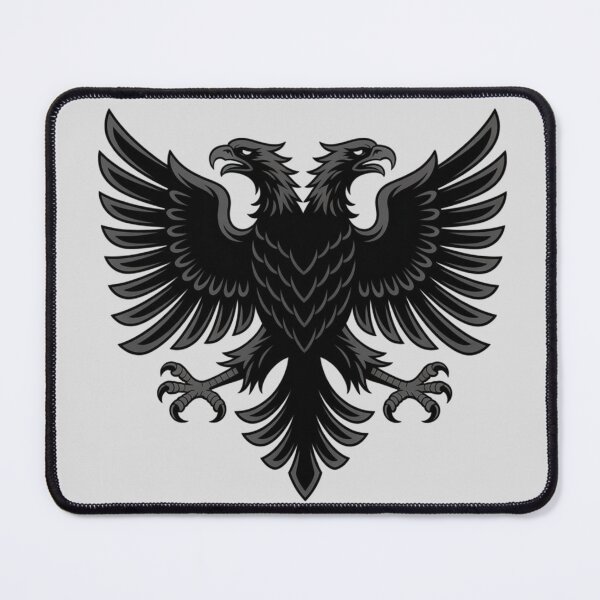 Item preview, Dark aggressive Albanian double-headed eagle designed and sold by 123ks.