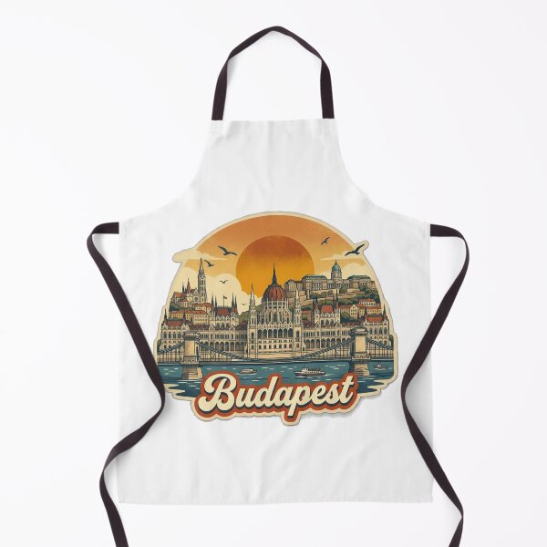 Item preview, Budapest Vintage Retro Travel Design designed and sold by MIArt Studio.