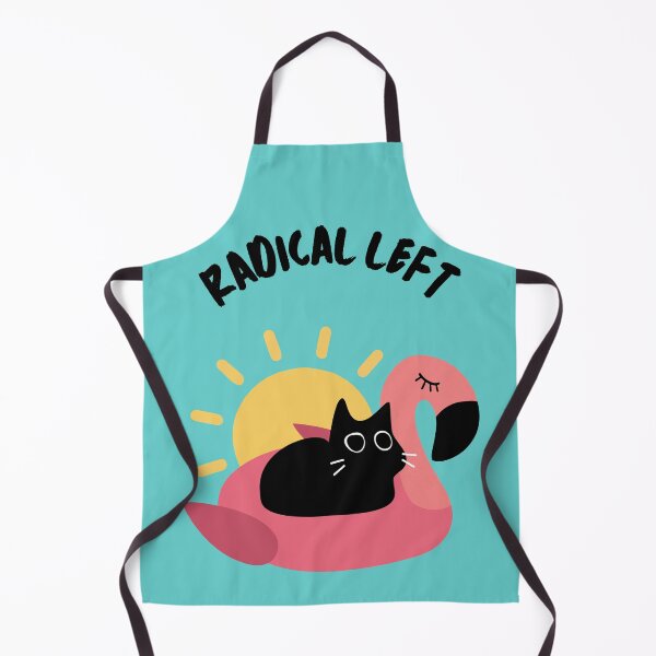 Item preview, Radical Left Pool Floatie Cat designed and sold by Volt Junkies.