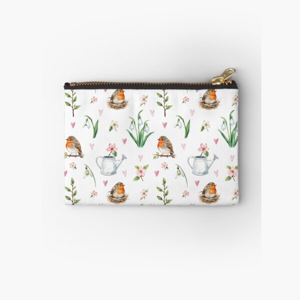 Item preview, Spring Cottagecore Watercolor Pattern | Birds, Blossoms & Garden Charm designed and sold by HelgaCraftery.