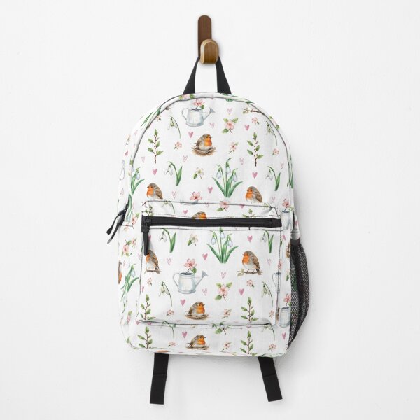 Item preview, Spring Cottagecore Watercolor Pattern | Birds, Blossoms & Garden Charm designed and sold by HelgaCraftery.