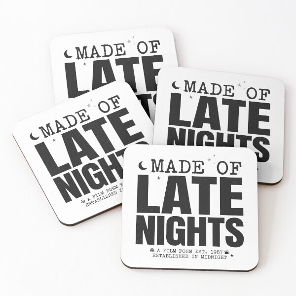 Item preview, Made Of Late Nights Cinematic Typography Design designed and sold by pradeepvisuals.