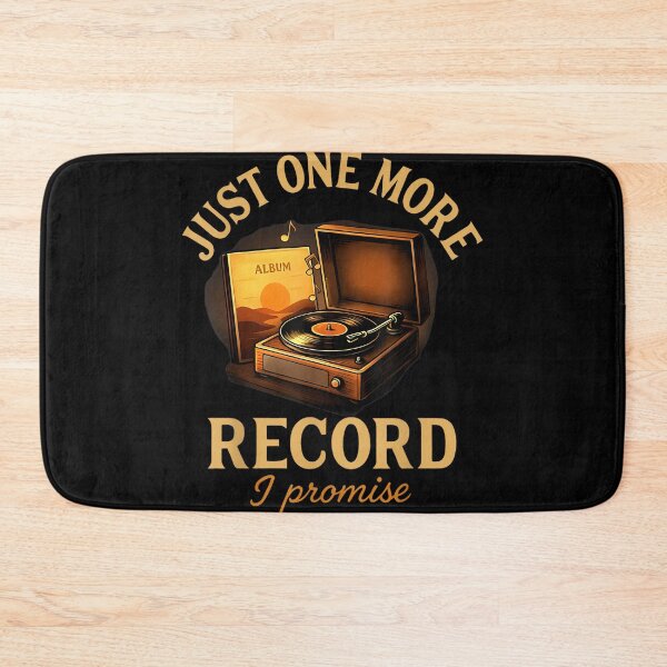 Item preview, Retro Just One More Record I Promise Vinyl Records designed and sold by AlanYYoder.