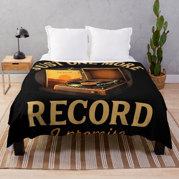 Item preview, Retro Just One More Record I Promise Vinyl Records designed and sold by AlanYYoder.