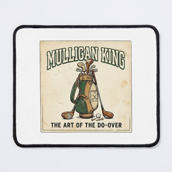 Item preview, Golf Slang Vintage Mulligan King Art designed and sold by DuckOddity.
