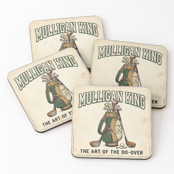 Item preview, Golf Slang Vintage Mulligan King Art designed and sold by DuckOddity.