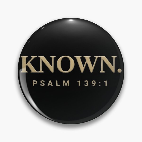Item preview, KNOWN | Christian Faith Psalm 139:1 | Fully Seen Fully Loved Jesus Cross Design designed and sold by whatsthatdesign.