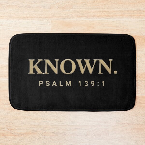 Item preview, KNOWN | Christian Faith Psalm 139:1 | Fully Seen Fully Loved Jesus Cross Design designed and sold by whatsthatdesign.
