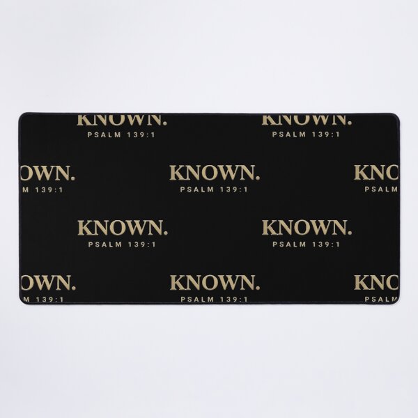 Item preview, KNOWN | Christian Faith Psalm 139:1 | Fully Seen Fully Loved Jesus Cross Design designed and sold by whatsthatdesign.