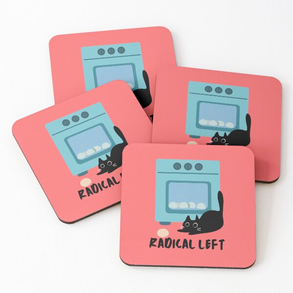 Item preview, Radical Left Baking Cat designed and sold by Volt Junkies.