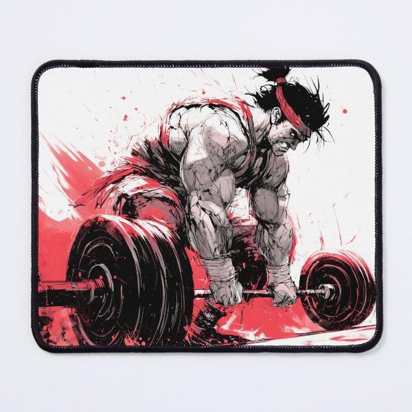 Item preview, Iron Will — Anime Warrior Deadlift Fury designed and sold by Mrokar.