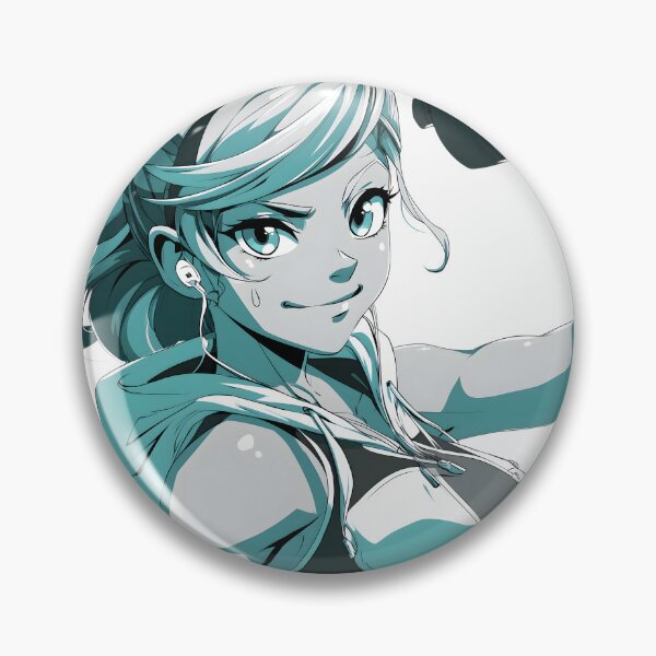 Item preview, Curl & Chill — Cool Anime Gym Girl Dumbbell Vibes designed and sold by Mrokar.
