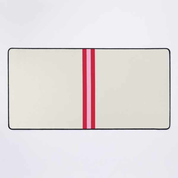 Item preview, CREAM, COTTON CANDY PINK & RED Central Vertical 3 STRIPES designed and sold by RachelMacht.